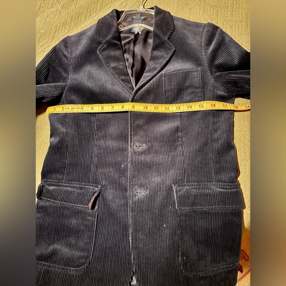 Boys Size M Navy Corduroy Sportcoat - Picture 10 of 10